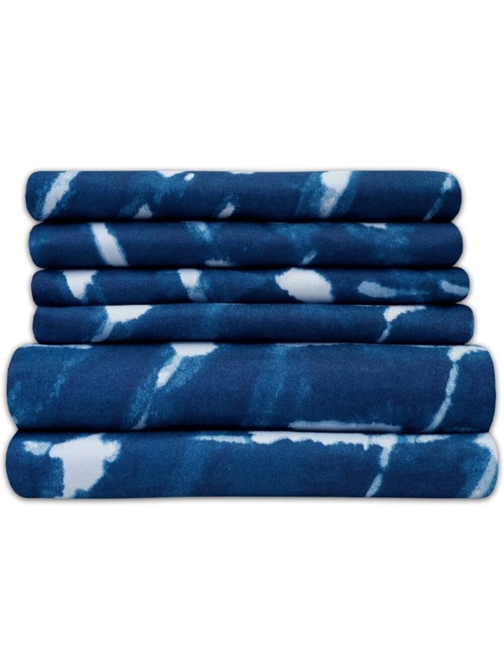 Queen Sheet Set - 6 Piece Fine Brushed Microfiber, Deep Pocket, Extra